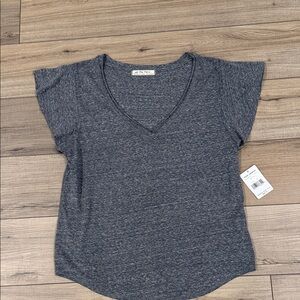 Free People Charcoal Flutter XL New